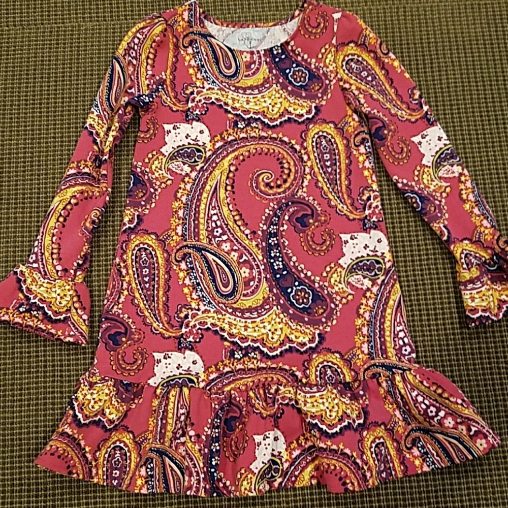 Girls Lands End Dress size 5-6, like new
